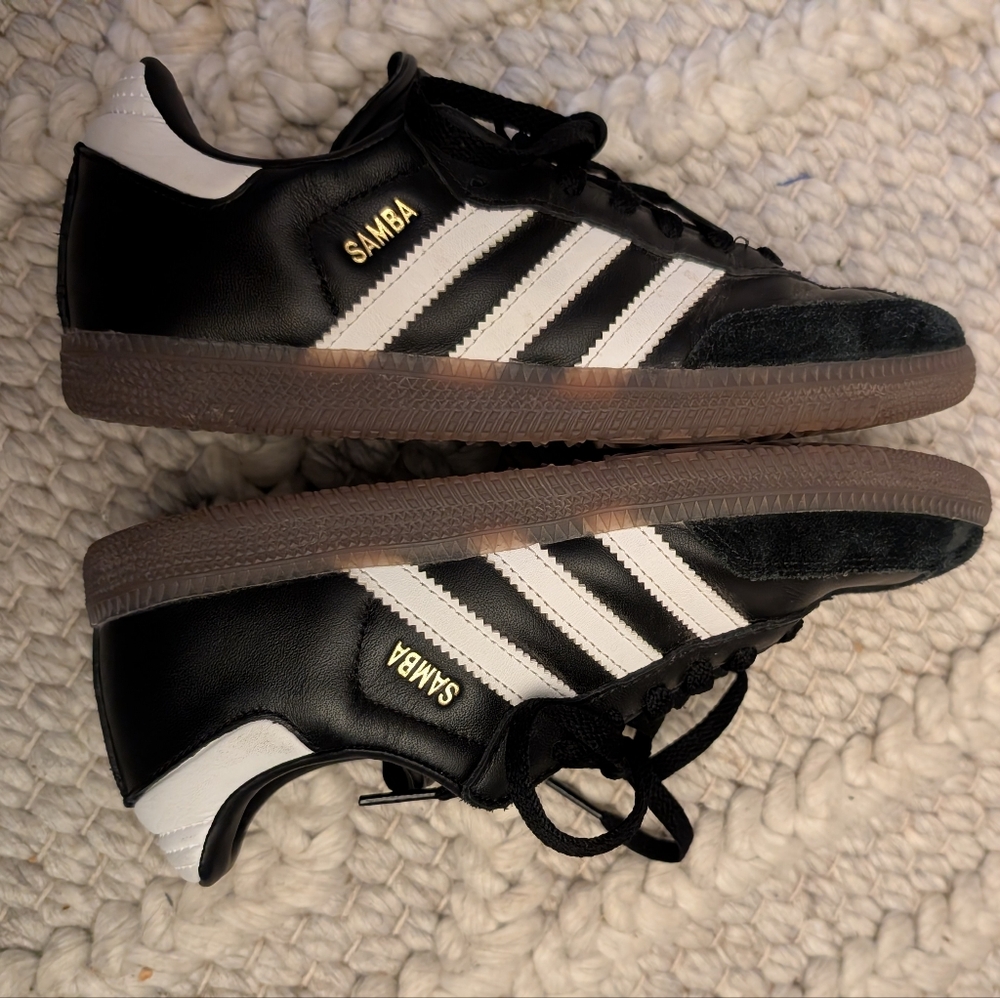 Adidas Samba Kids Shoes - Black and White - Picture 6 of 9